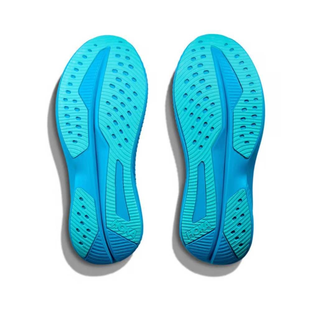 Hoka Mach 6 Running Shoe ¨C Men's - Black/White/Clear Sea/Sea Water/Frost/Starlight Glow/White/Nimbus Cloud/White/Skyward Blu