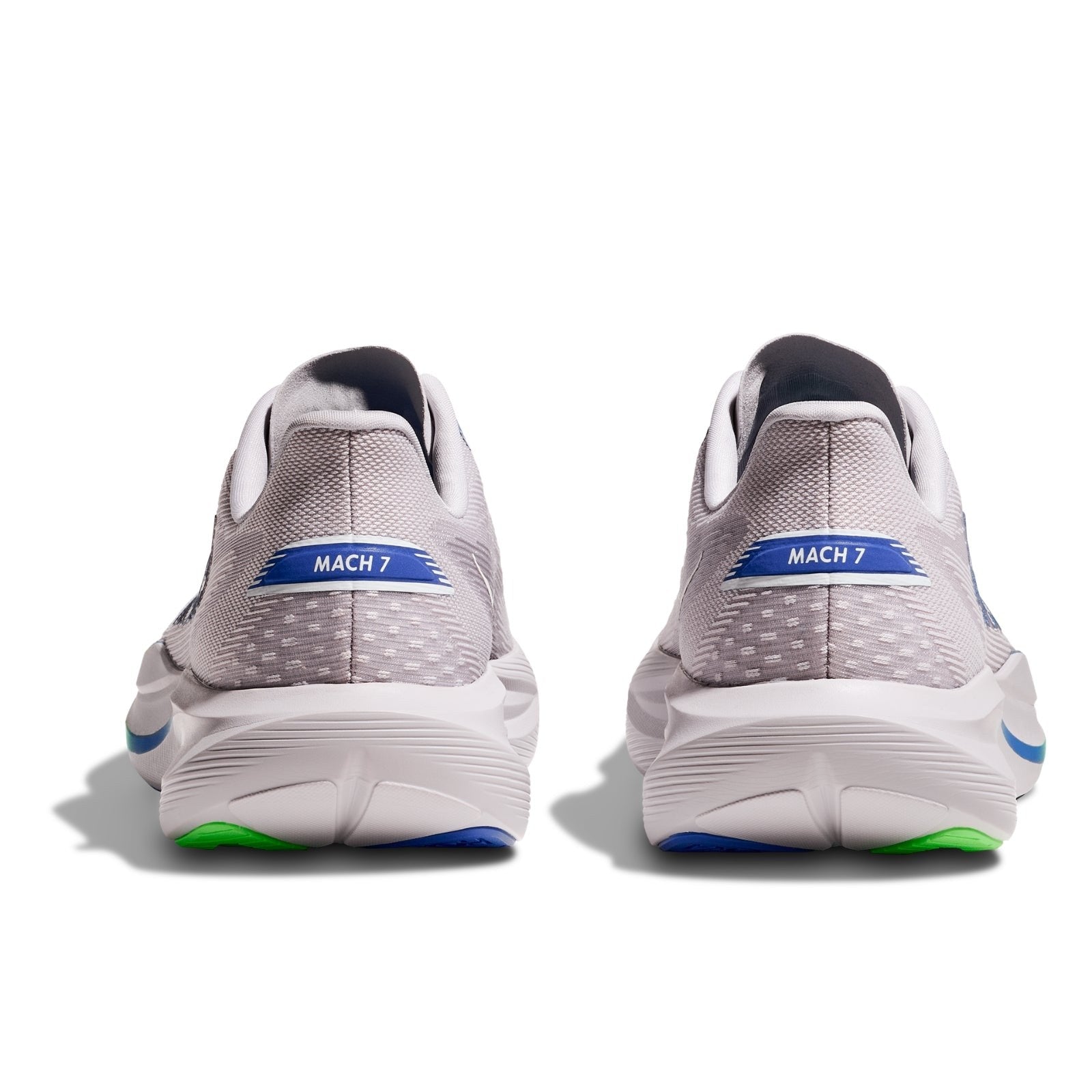 Hoka Mach 7 Running Shoe ¨C Men's - Ash Grey/Cobalt Blue - 5