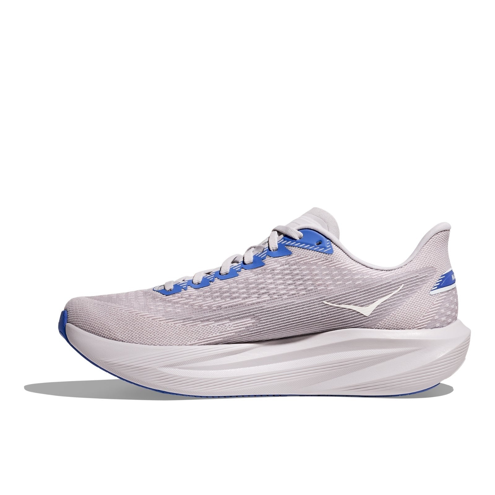 Hoka Mach 7 Running Shoe ¨C Men's - Ash Grey/Cobalt Blue - 2