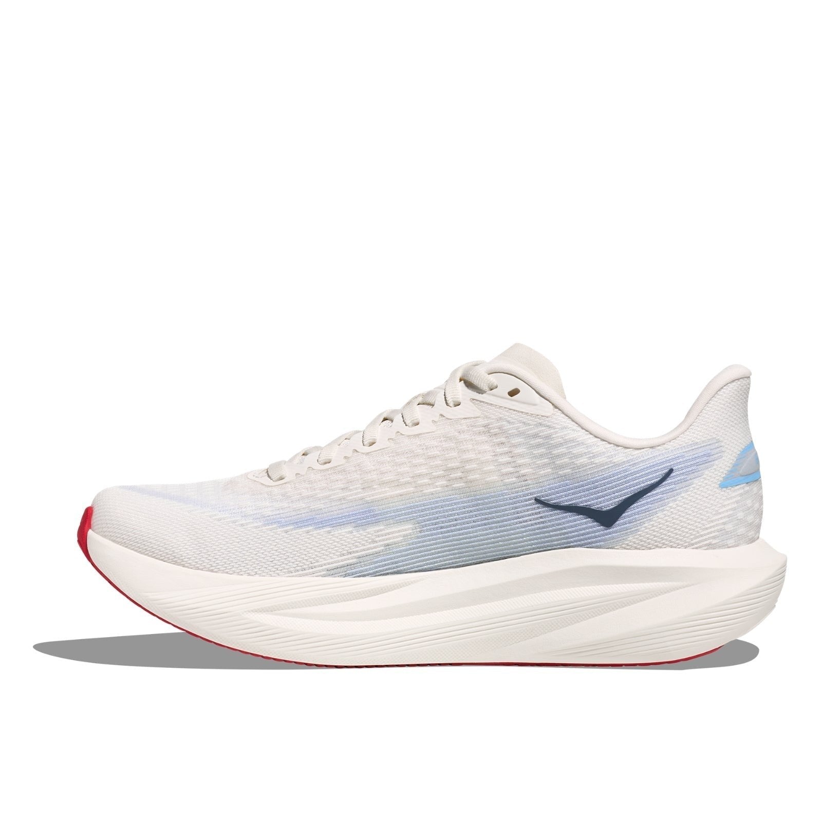 Hoka Mach 7 Running Shoe ¨C Women's - Alabaster/Soaring Blue/Frost/Neon Yuzu - 2