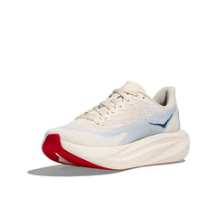 Hoka Mach 7 Running Shoe ¨C Women's - Alabaster/Soaring Blue/Frost/Neon Yuzu - 4