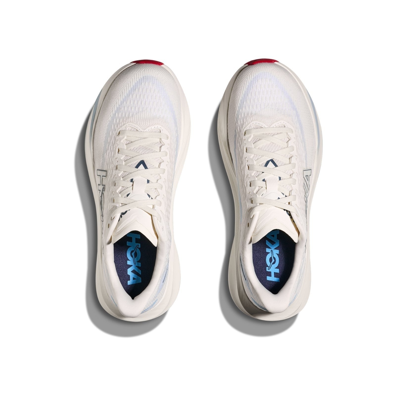 Hoka Mach 7 Running Shoe ¨C Women's - Alabaster/Soaring Blue/Frost/Neon Yuzu - 6