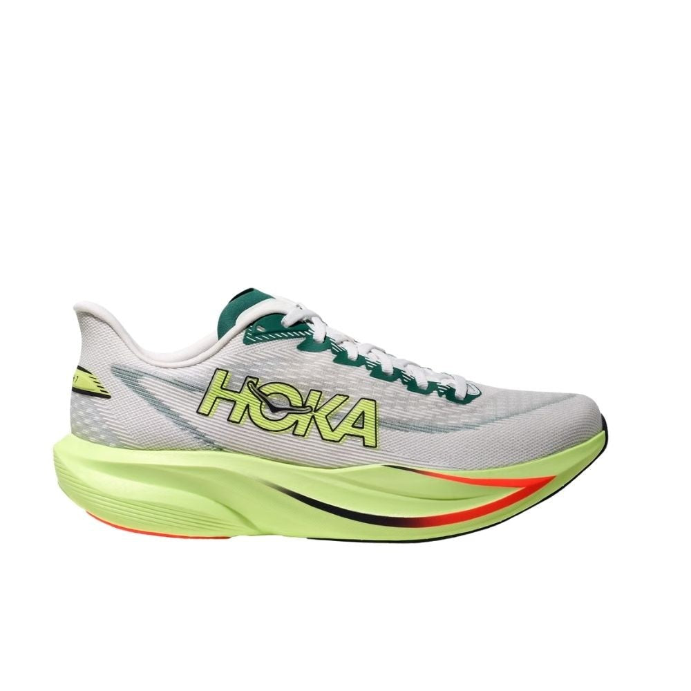 Hoka Mach 7 Running Shoe ¨C Women's - Alabaster/Soaring Blue/Frost/Neon Yuzu - 15