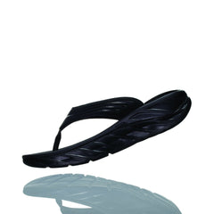 Hoka Ora Recovery Flip Sandal ¨C Men's - Black/Dark Gull Gray - 4