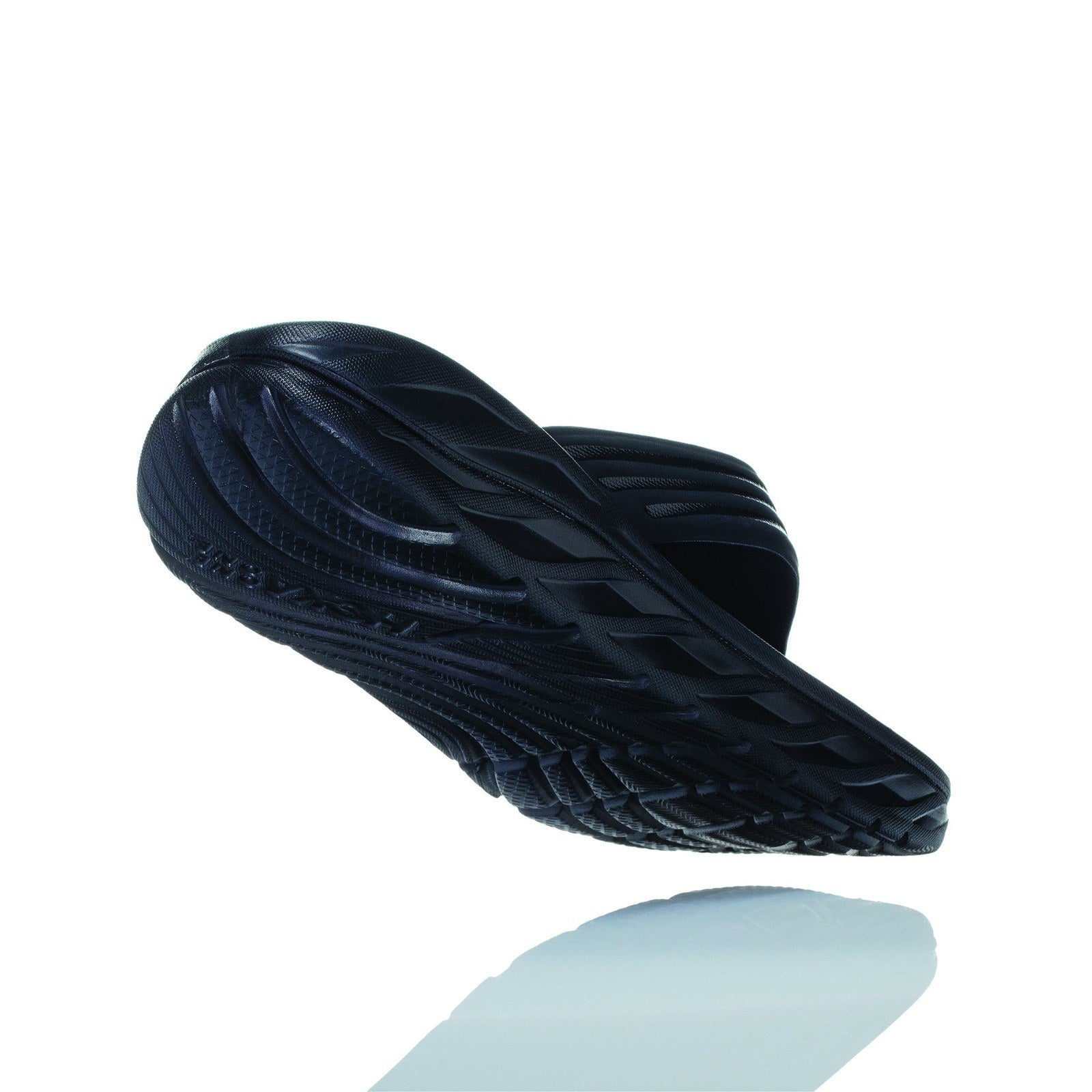 Hoka Ora Recovery Flip Sandal ¨C Men's - Black/Dark Gull Gray - 2