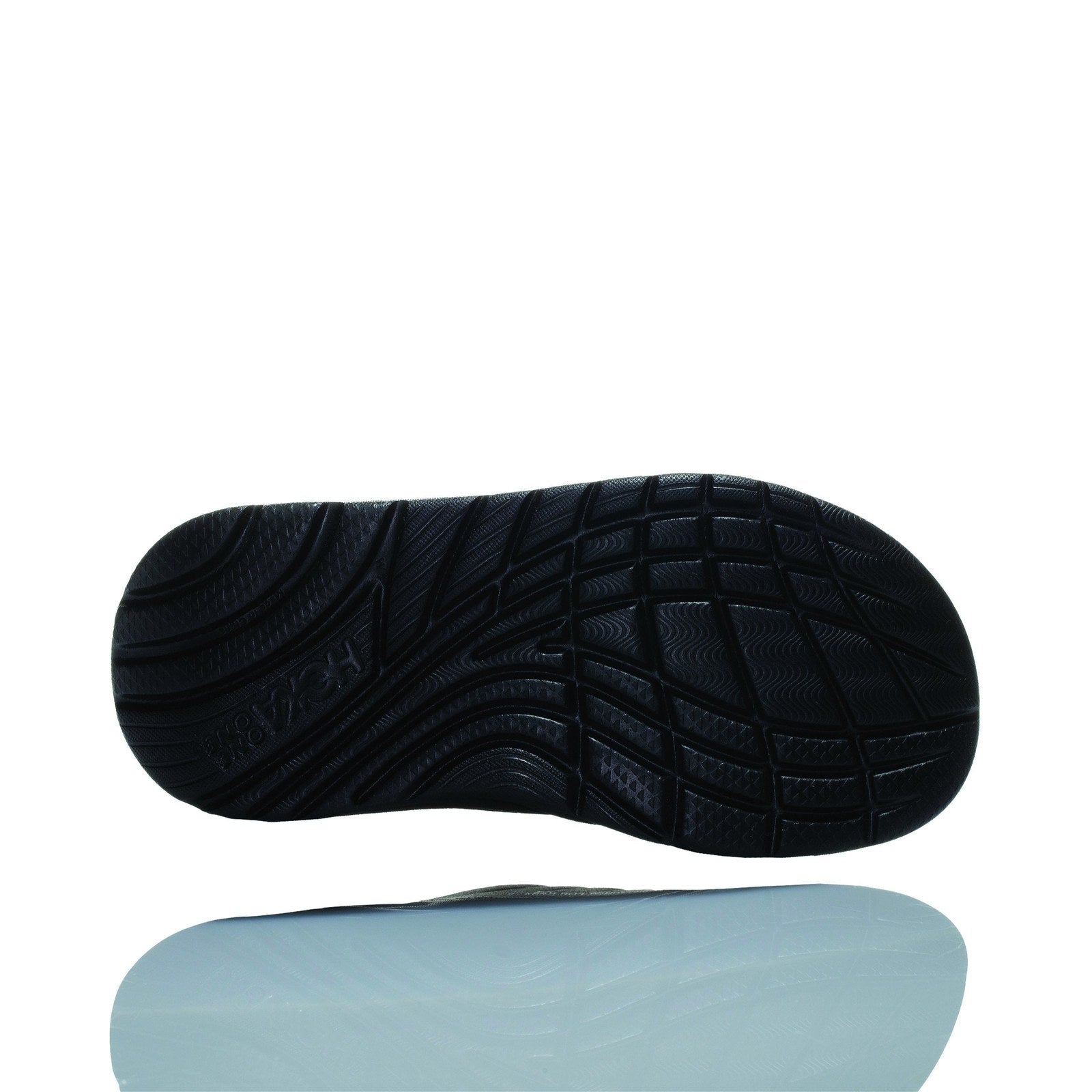 Hoka Ora Recovery Flip Sandal ¨C Men's - Black/Dark Gull Gray - 5