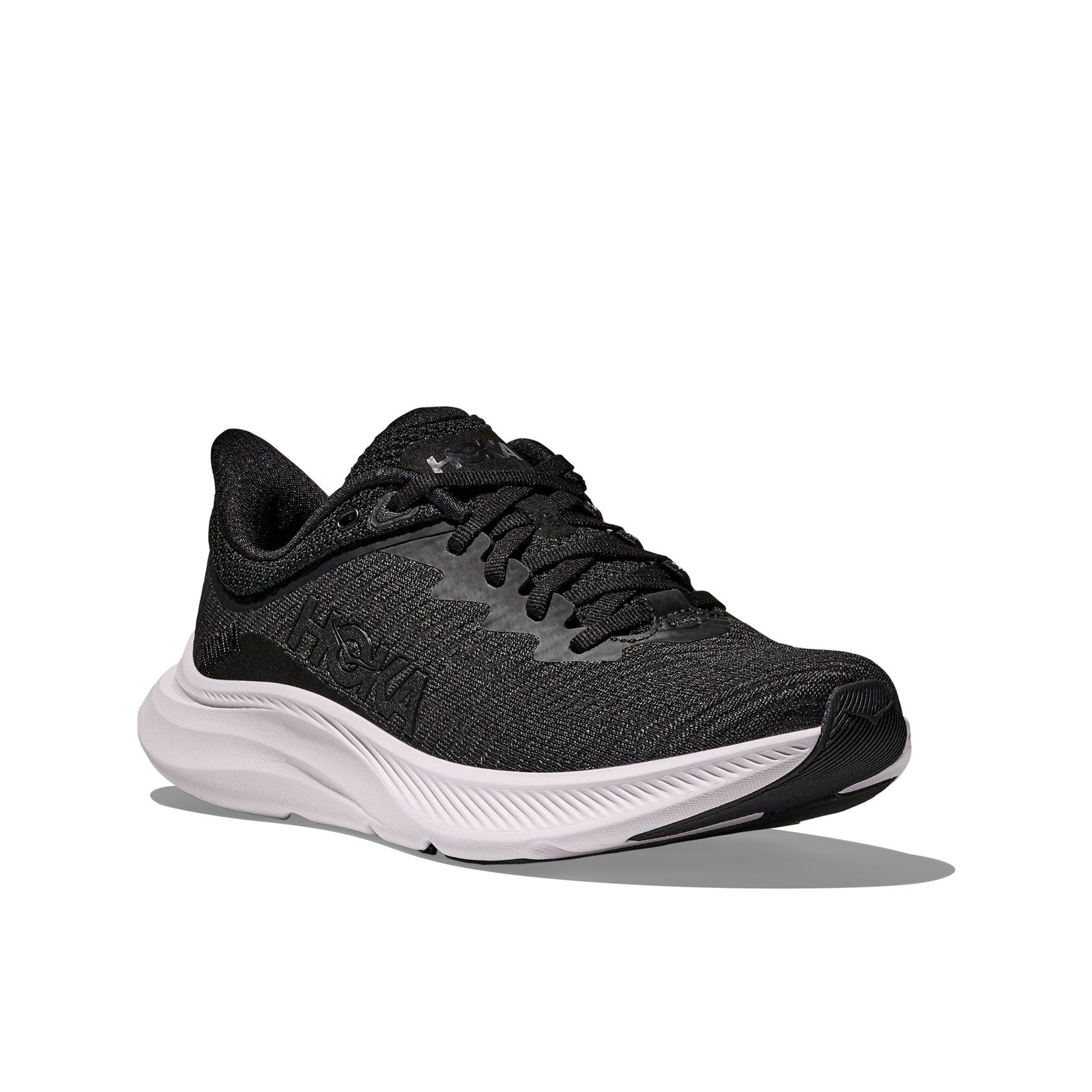 Hoka Solimar Running Shoe ¨C Women's - Black/White/Grout/Cerise/Illusion/Ether/White/Tundra Blue - 6